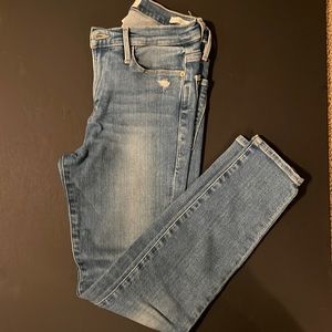 Frame denim - skinny with light distressing